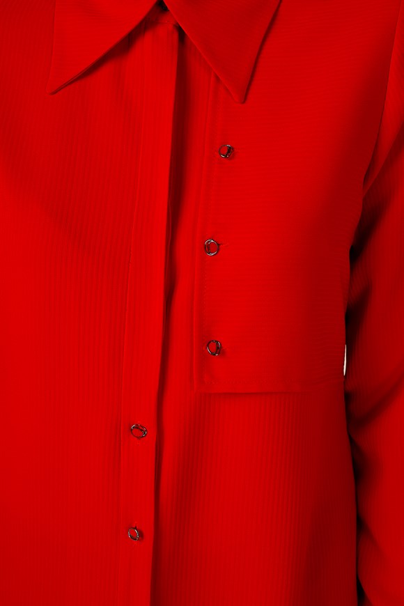 Kırmızı - Gömlek Tunik